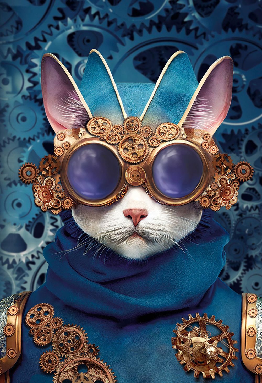 Пазл 500 элементов, Механический кот, PZL-500/40, Фрея