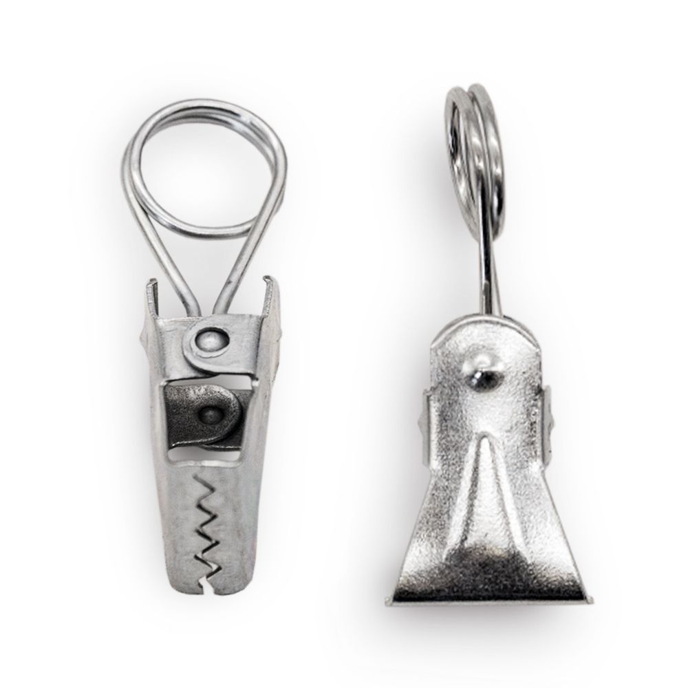 Зажим для штор 34 мм, металлический ДС, 50 шт