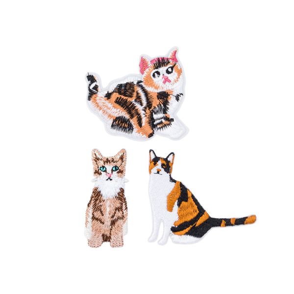 Термоаппликации Коты, 3 шт, Hobby&Pro