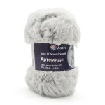 Пряжа Astra Premium (Астра Премиум) Артемида / уп.3 мот. по 100 г, 60 м, 17 белый/серый