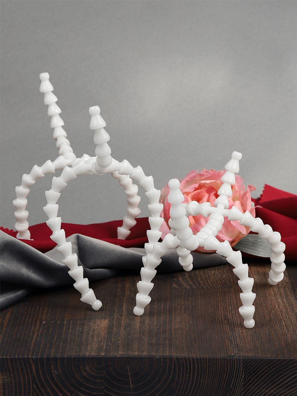 Скелет для игрушки с хвостом 32 см, передние лапы 10 звеньев 11см задние лапы 12 звеньев -13см