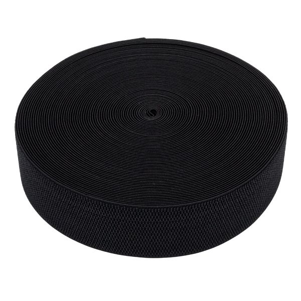 Резинка для подтяжек (помочная) 60.0 мм / 25 метров, 37.8 г/п.м., 580 черный, 6123-9257