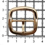 Пряжка ременная металл 25 мм, золото цв.02, 10 шт