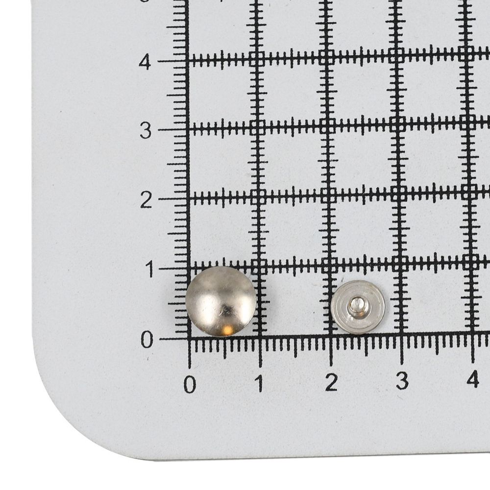 Винт кобурный металл ⌀9 мм, h6 мм, никель, 50 шт