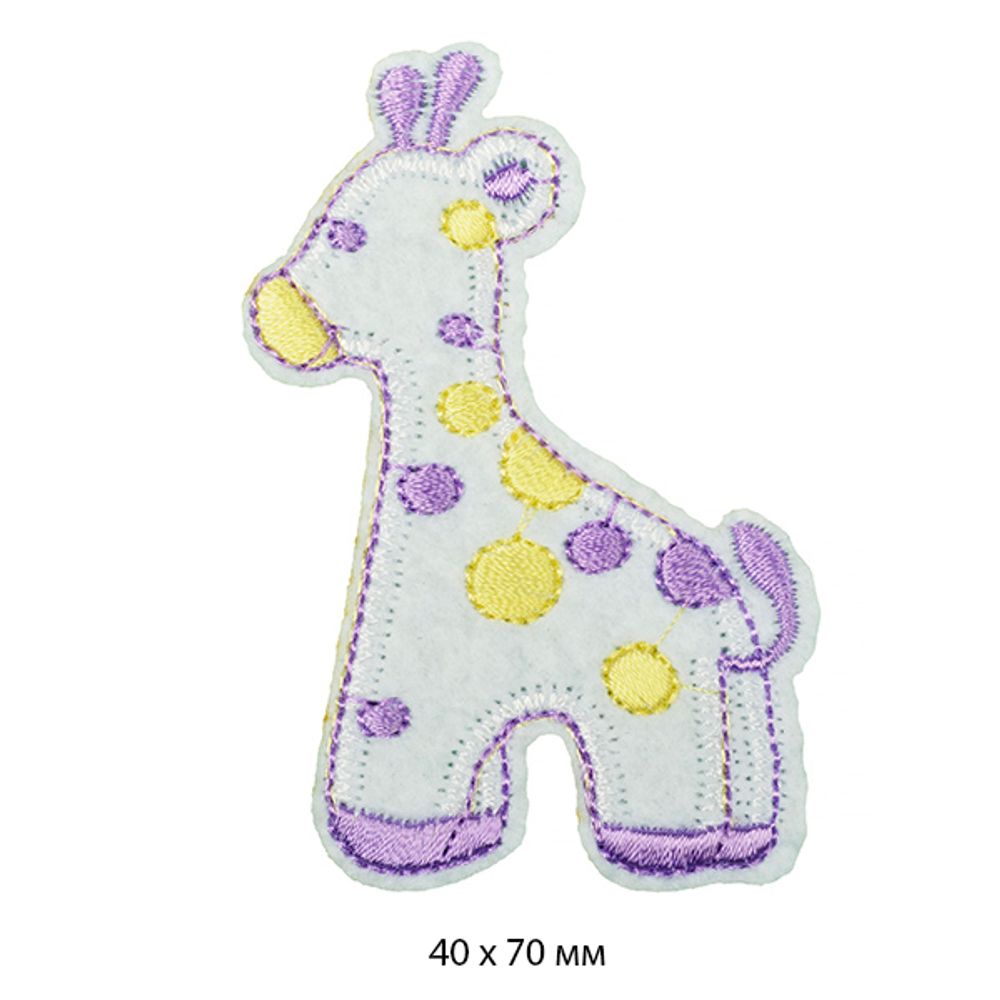 Термоаппликация MG-R1723.3 Жираф цв.3 4х7 см 50 шт