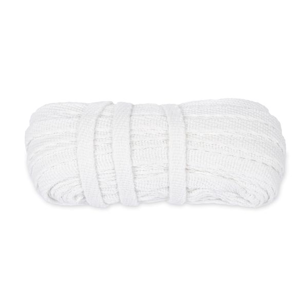 Шнур плоский ⌀9-10 мм, 20 м,±1 м, белый, Гамма С3862Г17