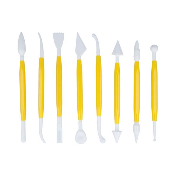 Набор кондитерских инструментов для моделирования SHF-0010, 8 шт, пластиковые, S-Chief SHF-0010