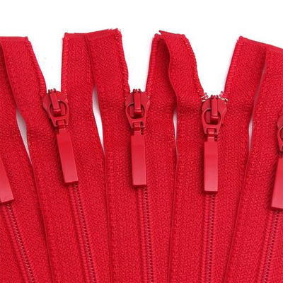 Молния спираль (витая) Arta Т5 (5 мм) 1 зам., разъем., 70 см, цв. 519 красный, уп.5 шт