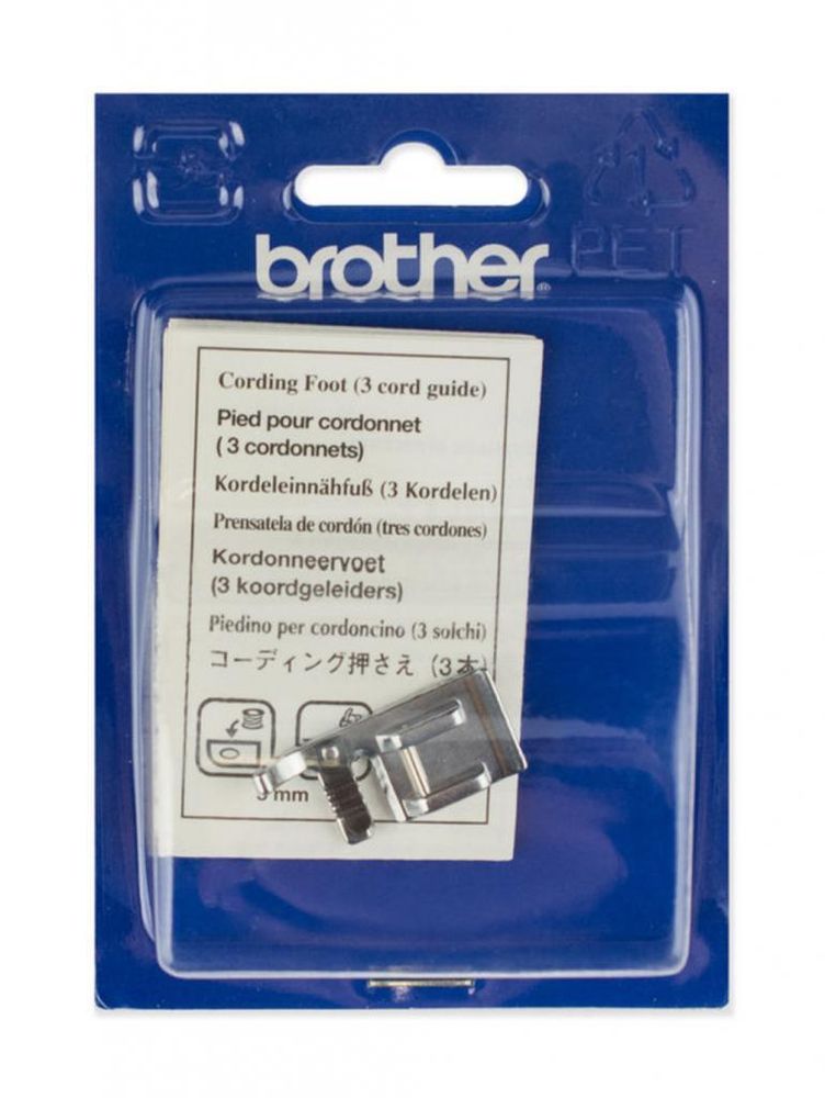 Лапка для швейной машины F024N вшивания шнуров Brother, XG66055001, Brother, 1 шт