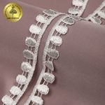 Кружево гипюр (плетёное) 10 мм, TBY.W1088, теплый белый, 13.71м, Kruzhevo