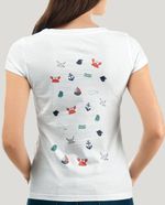 Набор для вышивания нитками Panna, Живая картина. Паттерн. Морской, 18х30 см