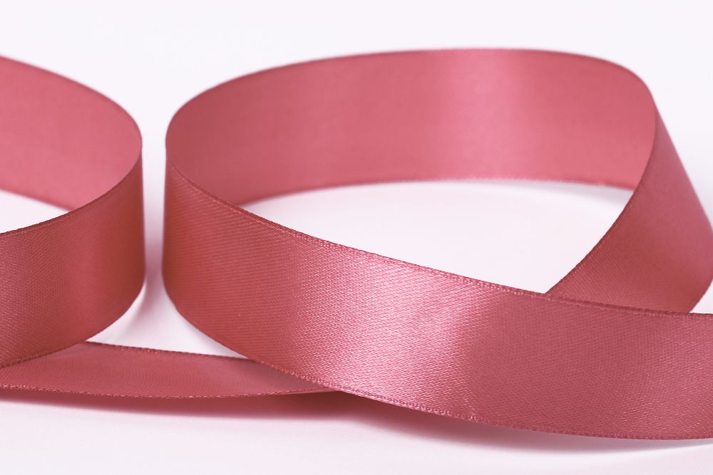Лента атласная 1-сторонняя 25.0 мм / 33±2 метра, 025 т-розовый, Gamma