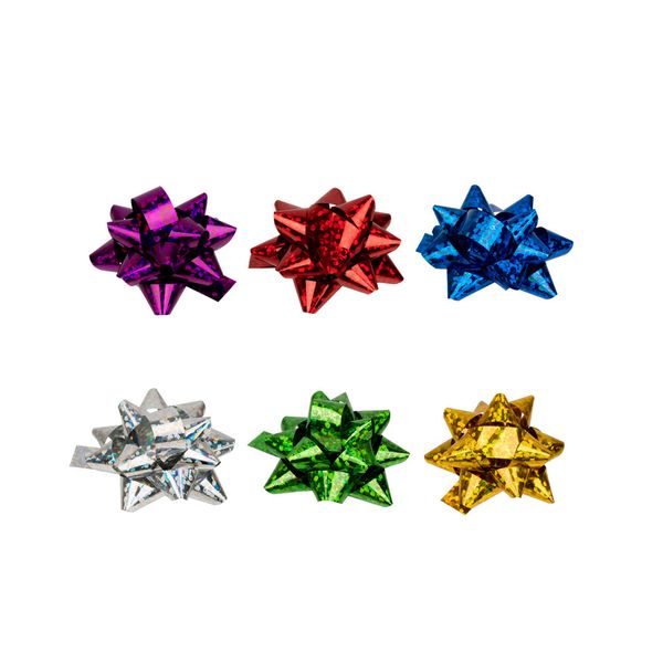 Подарочный бант 3 см, 100 шт, ассорти, Stilerra BOWS-3H