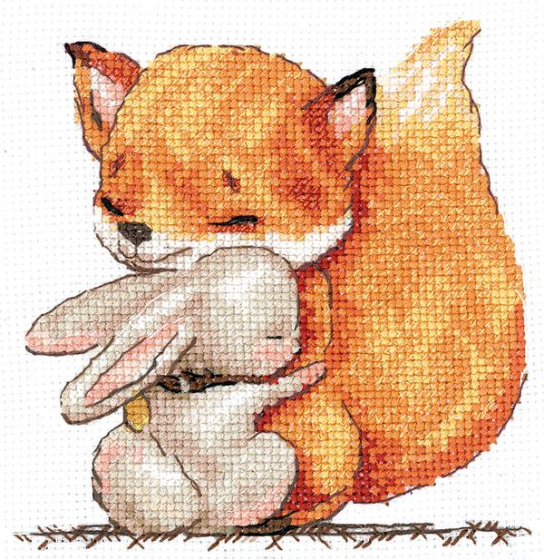 Набор для вышивания нитками Сделай своими руками, Радость моя, 11х12 см