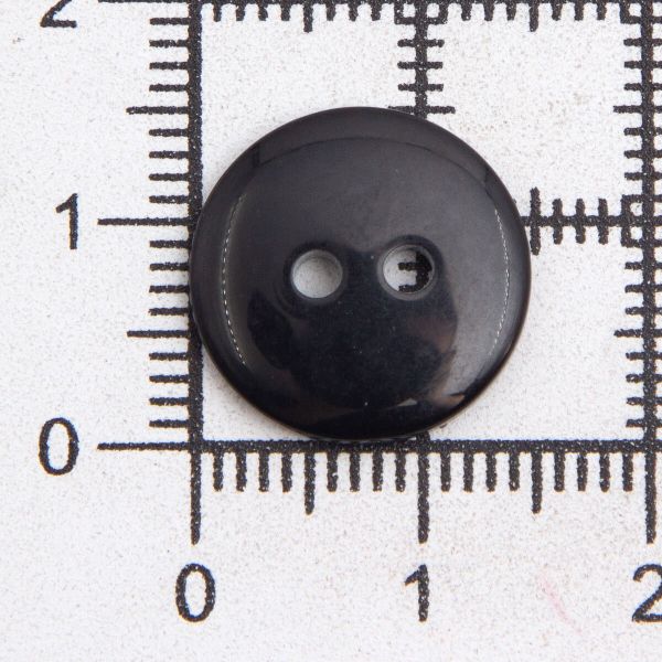 Пуговицы 2 прокола 24L (s.black (черный)), CX-K-22, 144 шт