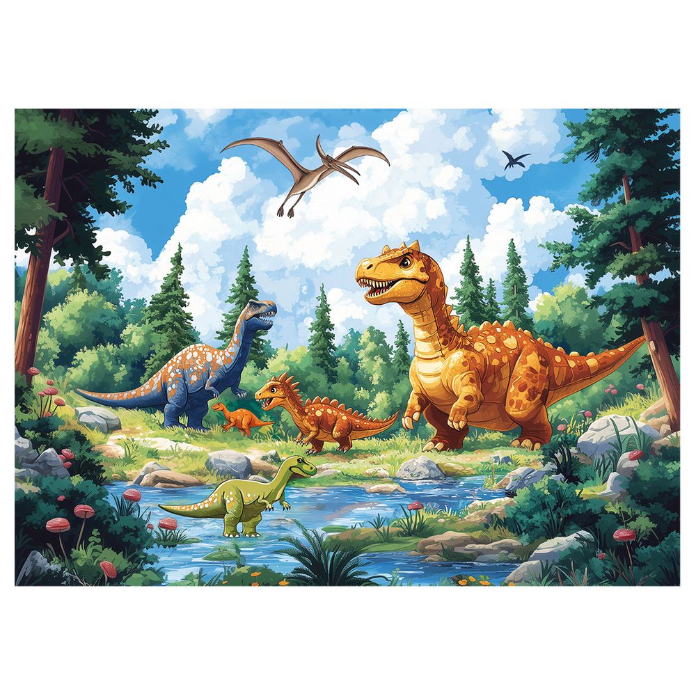 Пазл 80 элементов, PZL-80/02 Долина динозавров, Фрея