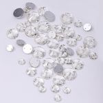 Стразы пришивные TBY.MIX 2 цв.серебро уп.50 шт