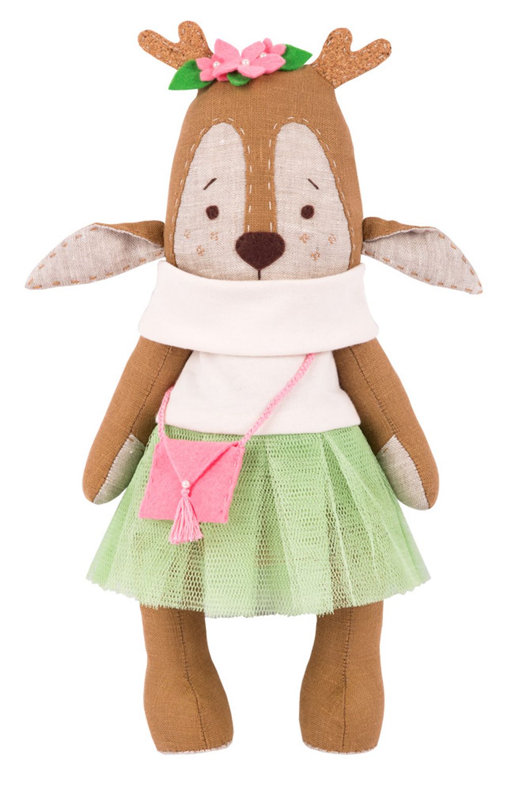 Набор для шитья игрушки Олененок Матильда 35 см, Miadolla H-0214