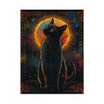 Пазл деревянный 500 элементов, PZLD-007 Мистическая кошка, Фрея