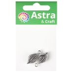 Подвеска металлическая морская раковина, 2 шт в упак, Астра