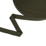 Тесьма (лента) киперная (100 х/б) 15 мм / 50 метров, хаки/khaki, Gamma TCT-15