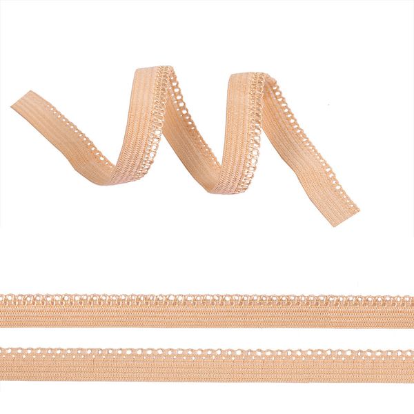 Резинка бельевая (ажурная) 10.0 мм / 100 метров, RB03126S S126 бежевый