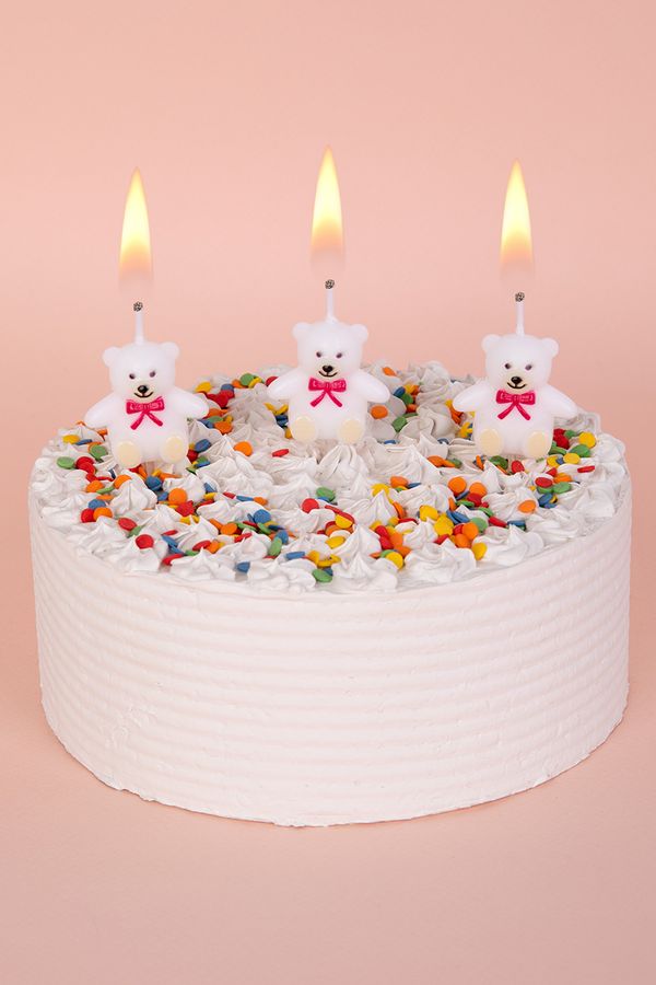 Набор свечей для торта 5.7 г, 12х3 шт, медведи, Boomzee BCD-29