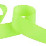 Лента репсовая (в рубчик) 50.0 мм / 25 метров, 013 лайм, Gamma GR-50