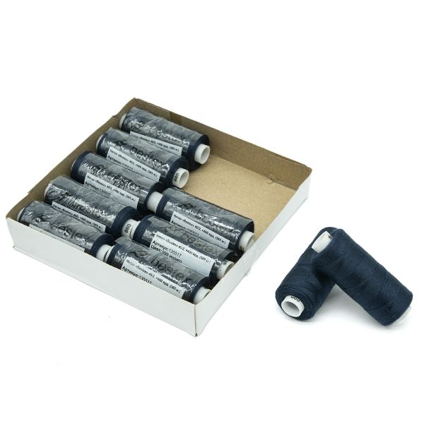 Нитки швейные бытовые Bestex 40/2, 365 м (400 ярд) / 10 кат., 099 индиго