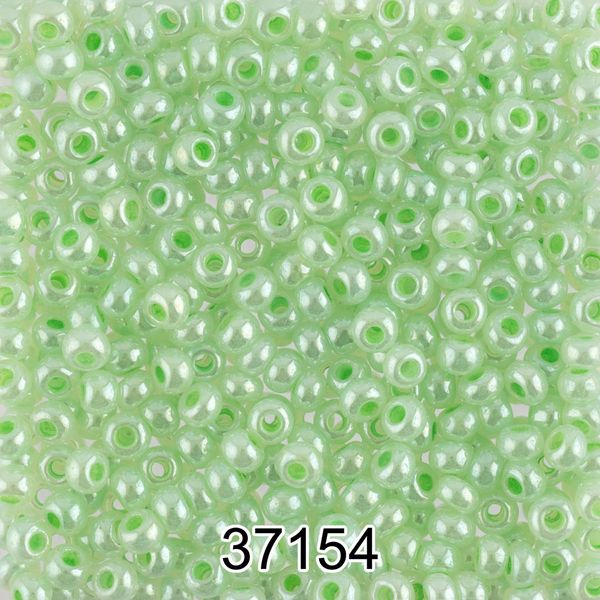 Бисер Preciosa 10/0 (2.3 мм), 500 г, 37154 (Ф036) салатовый