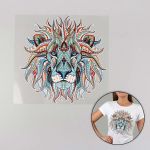 Термотрансфер лев 20х20см упак. 5 шт