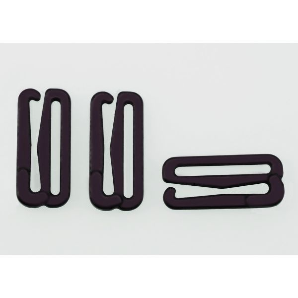 Крючки для бюстгальтера металл 20.0 мм, 076 сливовое вино, Arta, 50 шт