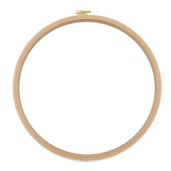 Пяльца круглые буковые, d=310 мм, выс. обода 16 мм, Nurge Hobby, 110-8