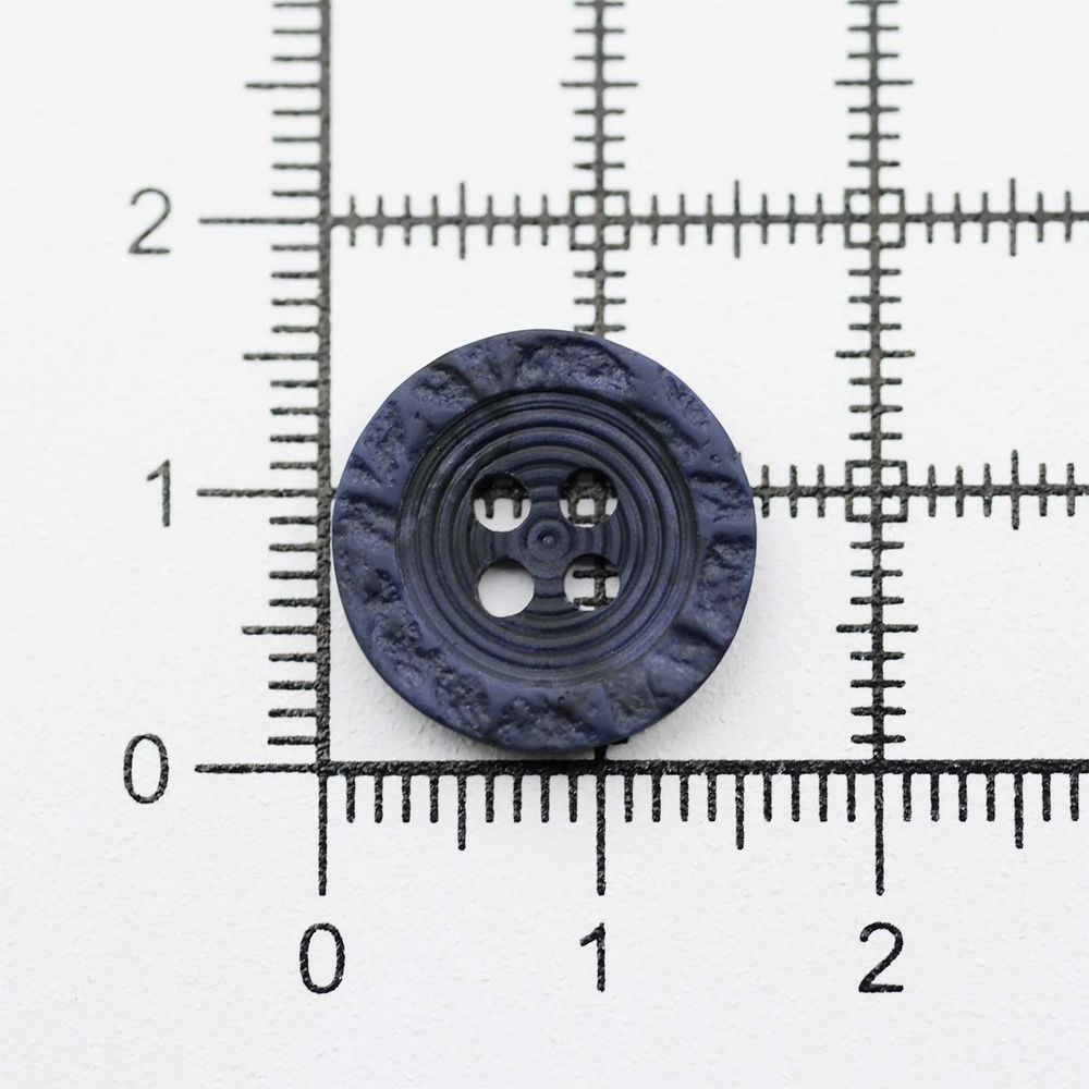 Пуговицы 4 прокола 24L (С147 т.синий), 0313-4079A, 144 шт