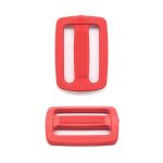 Пряжка, ПА, цветная, 30 мм (с820 красный), 50 шт