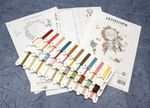 Набор для вышивания нитками LetiStitch, Весенние мечты 29х31 см