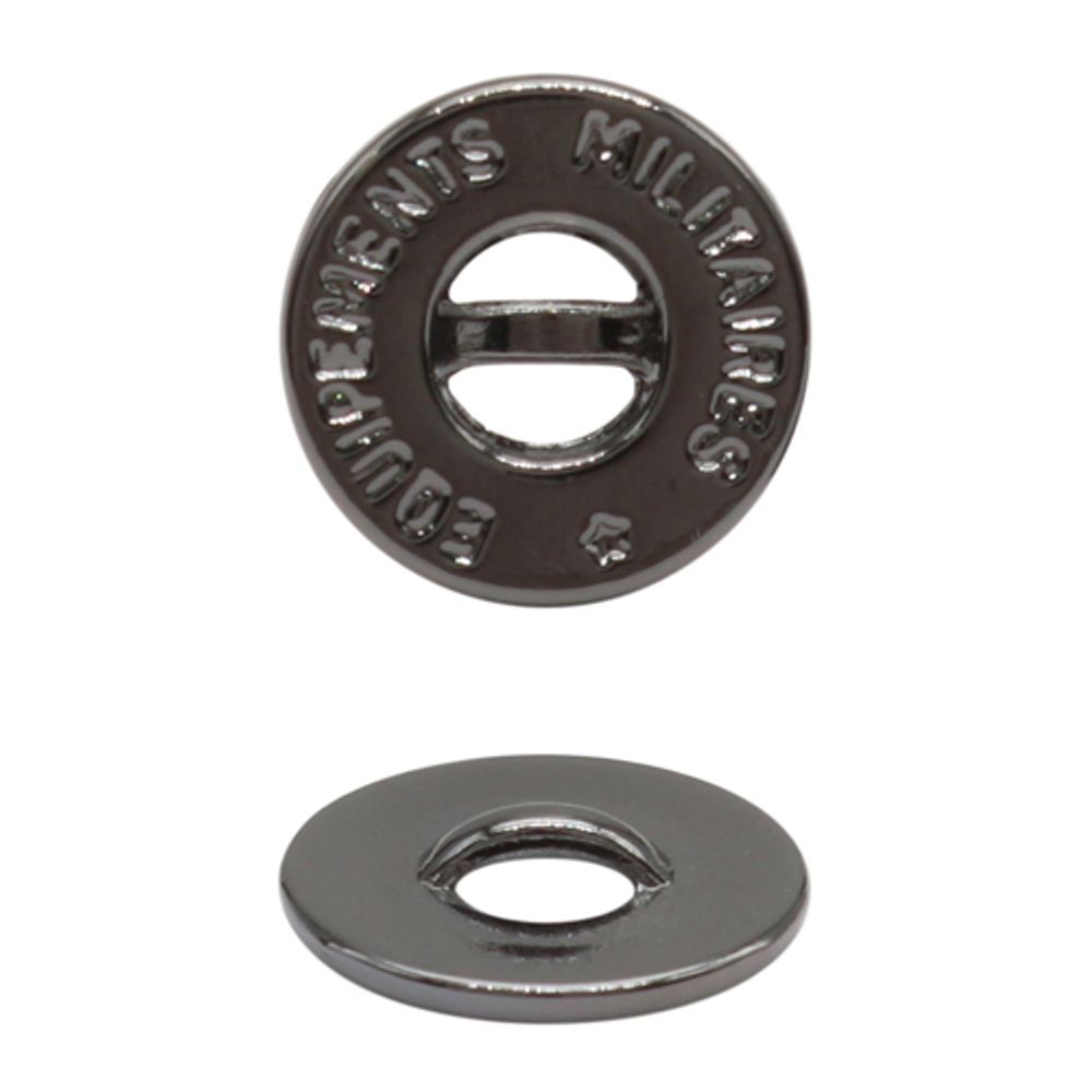 Пуговицы 2 прокола 18L (Pewter), 72 шт