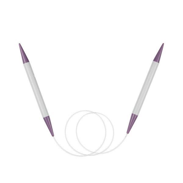 Спицы круговые пластик ⌀10,0 мм, 80 см, Gamma PKN1