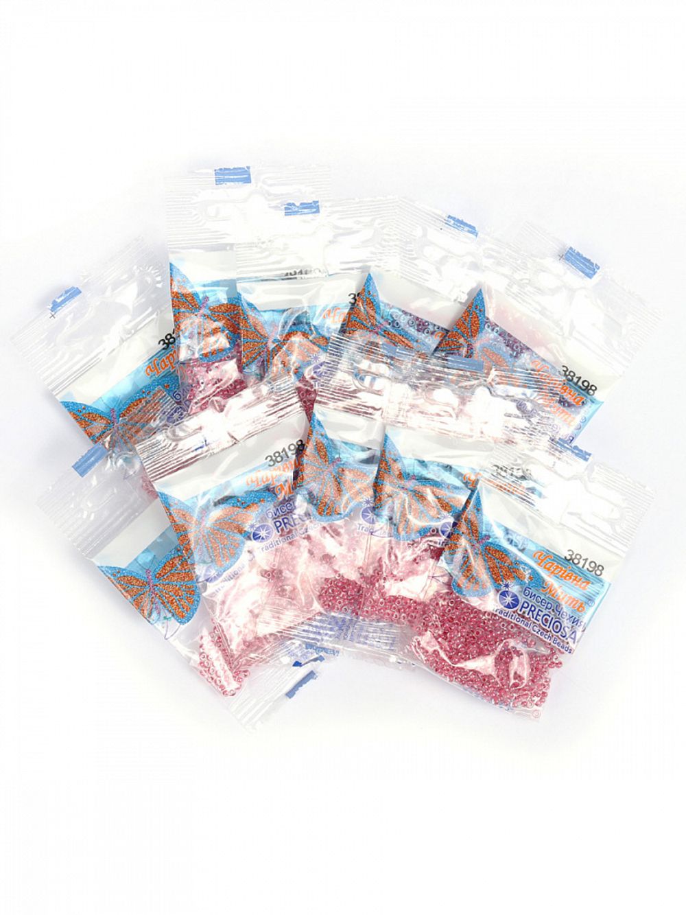 Бисер Preciosa 10/0 (2.3 мм), 50 г (10х5 г), цв. 38198