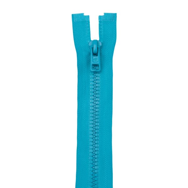 Молния трактор Arta Т6 (6 мм) 1 зам., разъем., 40 см, (2076), A046 бирюзовый, НОВЫЙ МАТОВЫЙ ЗАМОК, уп.5 штук