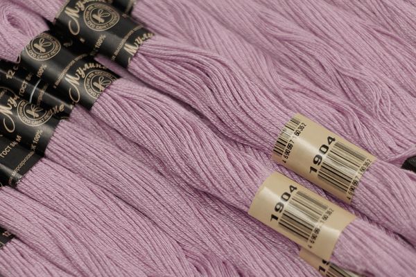 Мулине ПНК им.Кирова цв.1904 бл.фиолетовый, 12 мотков по 10 метров