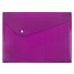 Папка-конверт с кнопкой A4 180 мкм волокно, 20 шт, пурпурный EC211130022, Expert Complete