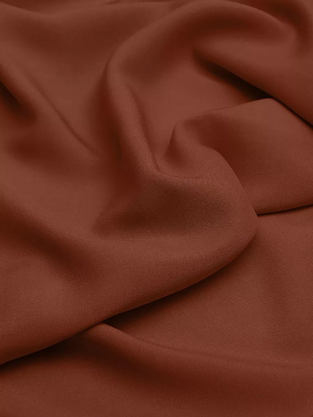 Штапель 110 г/м², 145 см / 2 метра, TBY-Vi-30-34.2, цв.34 кирпичный