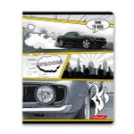 Тетрадь ученическая общая, глянцевая ламинация, A5+ 48 л. на скобе 65 г/м², белизна 100%, 10 шт, клетка в термоусадочной пленке, 000733 Время тусить!, Светоч 48ТЕТк-004