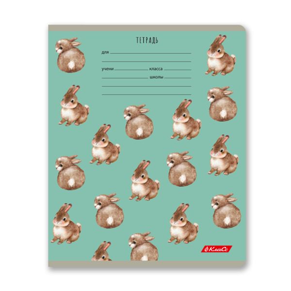 Тетрадь ученическая школьная, выборочный лак, A5+ 24 л. на скобе 65 г/м², белизна 100% 30 шт, клетка, 000715 Живой лес, Светоч 24ТЕТк-003