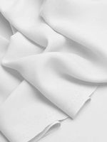 Штапель 110 г/м², 145 см / 25 метров, TBY-Vi-30-01, цв.01 белый