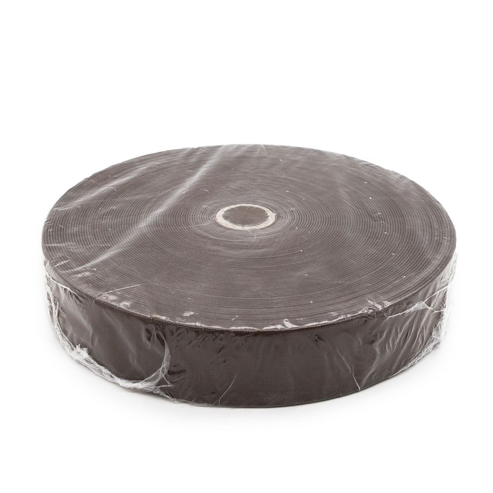 Резинка вязаная 40.0 мм / 25 метров, т.коричневый