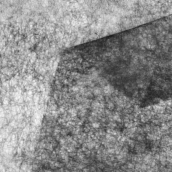 Паутинка клеевая 900 мм / 100 метров, 23 г/м², черный