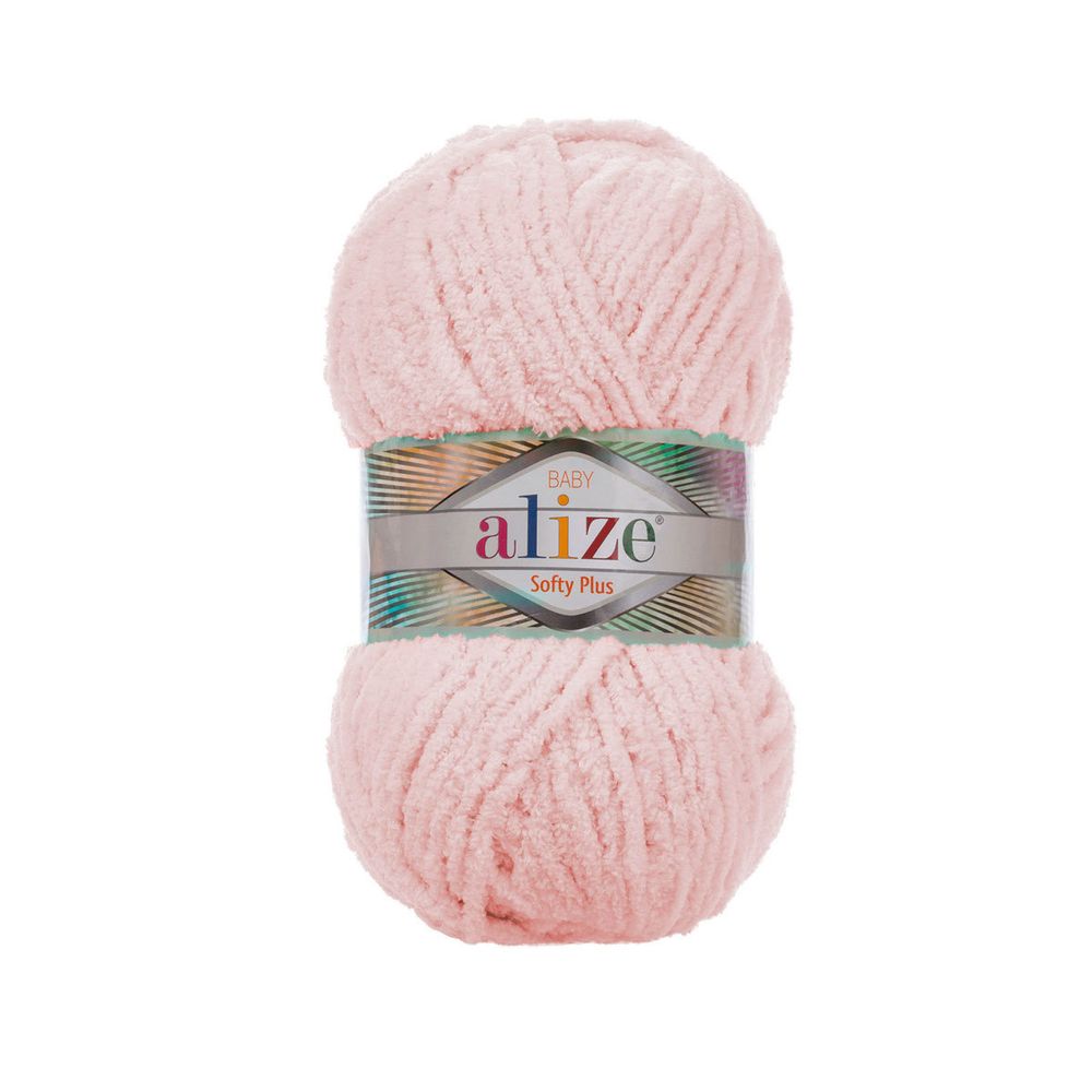 Пряжа Alize (Ализе) Softy Plus / уп.5 мот. по 100 г, 120м, 161 пудра A