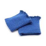 Манжеты трикотажные 6.0х7.0 см, 1 пара, тонкие малые 14 кл, 1х1, 450/3 гжель, ярко-голубой